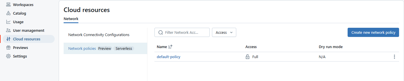 Network Policies